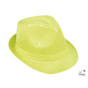 Chapeau Borsalino à Sequins Fluo Adulte