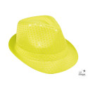 Chapeau Borsalino à Sequins Fluo Adulte