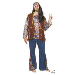 Costume Hippie Psychédélique Adulte Homme PtitClown
