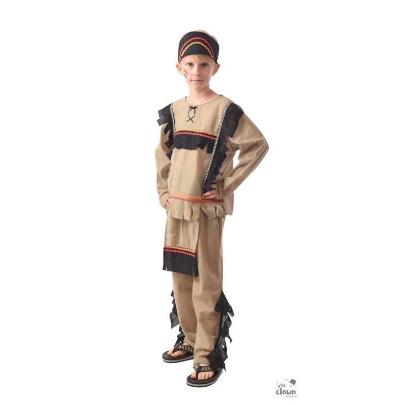 Costume Indien Enfant Beige