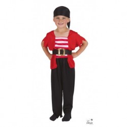 Costume Pirate Enfant Garçon Rouge