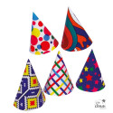 Chapeau Carton Pointu 16 cm - Lot de 6 PtitClown