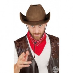 Chapeau Cowboy Marron Adulte