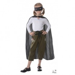 Costume Super-Héros Enfant Noir Taille Unique