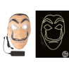 Masque Lumineux Braqueur Adulte PtitClown