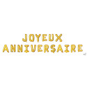 Ballon Aluminium Joyeux Anniversaire