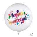 Ballon Aluminium Joyeux Anniversaire 40 cm