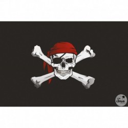Drapeau Pirate 9 x 150 cm
