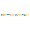 Guirlande Joyeux Anniversaire Multicolore 185 cm PtitClown