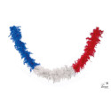 Boa Plumes Bleu Blanc Rouge