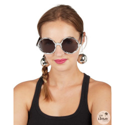 Lunettes Disco Boules à Facette Couleur Aléatoire PtitClown