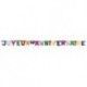 Guirlande Joyeux Anniversaire Multicolore 185 cm