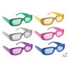 Lunettes Rectangle à Paillettes Couleur Aléatoire PtitClown