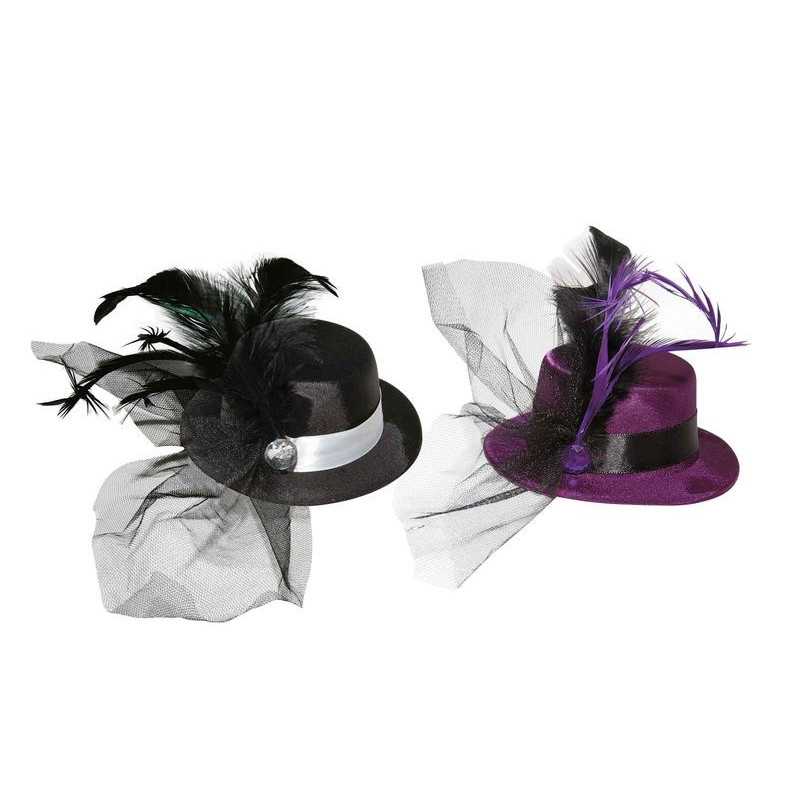 Barrette Mini Chapeau Coloris Aléatoire