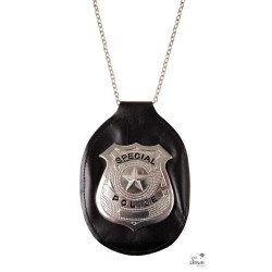 Collier Badge Policier 10 cm