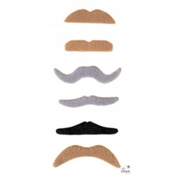 Moustaches - Lot de 6