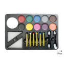 Palette de Maquillage Fards Gras 11 Couleurs