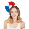 Serre-Tête Nœud Papillon Bleu Blanc Rouge PtitClown