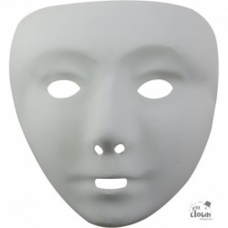 Masque Visage Fille Enfant Blanc