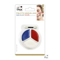 Palette Maquillage Bleu Blanc Rouge