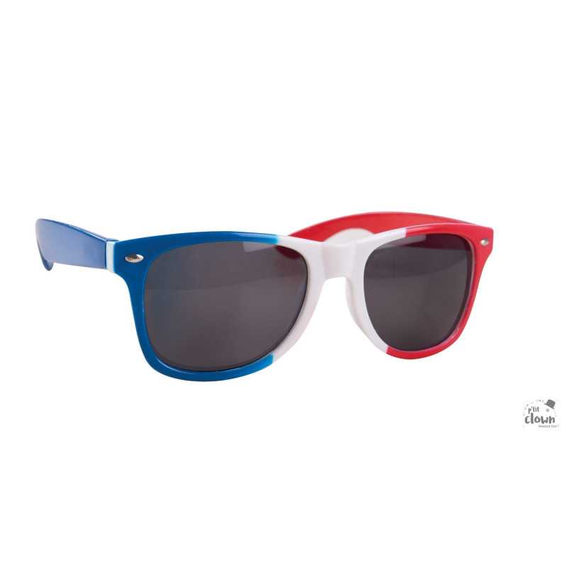 Lunettes Bleu Blanc Rouge Homme