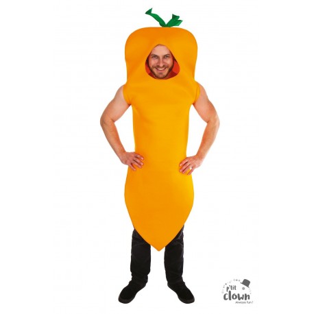 Déguisement de Carotte Orange Adulte - Costume de carotte orange homme The Duck