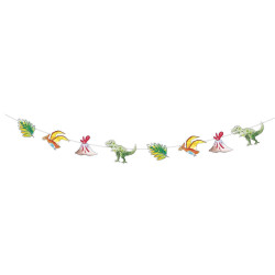 Guirlande  dinosaures  3,6 m Cam et Léon