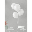 Ballon Ø 30 cm  blanc  lot de 10