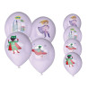 Ballon Ø 30 cm  super héros  lot de 8 Cam et Léon