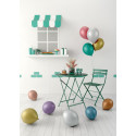 Ballons chrome multicolores Ø 30 cm lot de 10 Cam et Léon