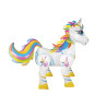 Ballon géant  licorne  à poser PtitClown