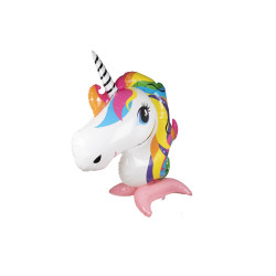 Ballon géant  tête de licorne  à poser PtitClown
