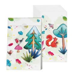 Sachet  animaux de la forêt  lot de 8 Cam et Léon