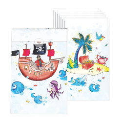 Sachet  pirates  lot de 8 Cam et Léon