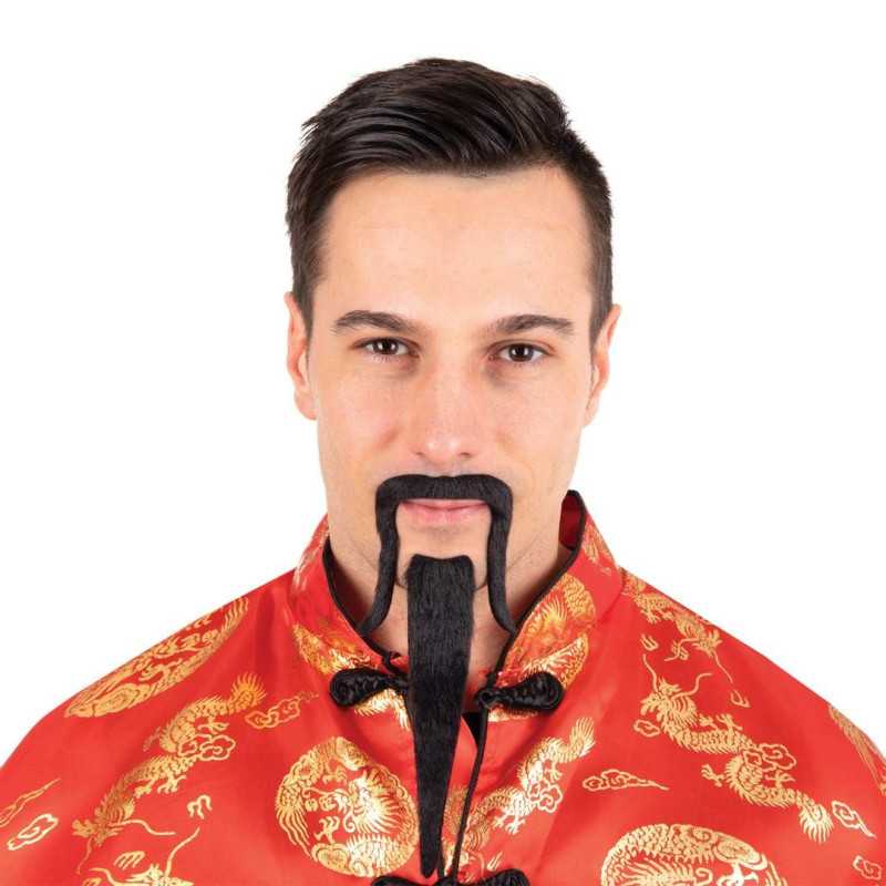 Barbe et moustache mandarin