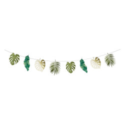 Guirlande feuilles tropicales  3m Cam et Léon