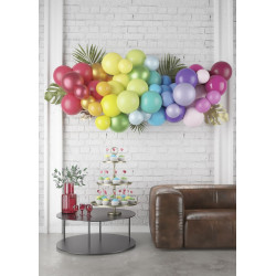 Kit 50 ballons  arcenciel Cam et Léon