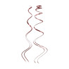 Spirale métallisée à suspendre  rose gold  lot de 12 Cam et Léon