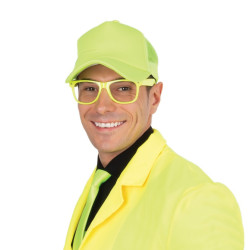 Casquette  jaune fluo PtitClown