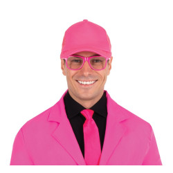 Casquette  rose fluo PtitClown