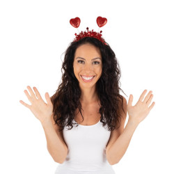 Serretête  cœur rouge PtitClown