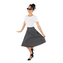 Set années 50  noir   adulte  taille unique PtitClown