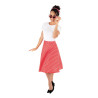 Set années 50  rouge  adulte  taille unique PtitClown