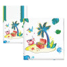 Serviette  pirates  lot de 20 Cam et Léon