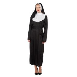 Costume bonne sœur  adulte  S/M PtitClown