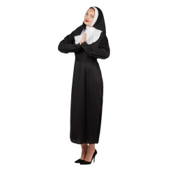 Costume bonne sœur  adulte  S/M PtitClown