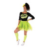 Set tutu années 80  jaune fluo  adulte  taille unique PtitClown
