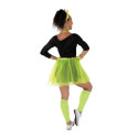 Set tutu années 80  jaune fluo  adulte  taille unique