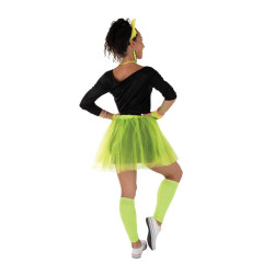 Set tutu années 80  jaune fluo  adulte  taille unique PtitClown