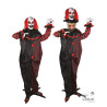 Clown à double tête - animé, sonore, lumineux - 180cm